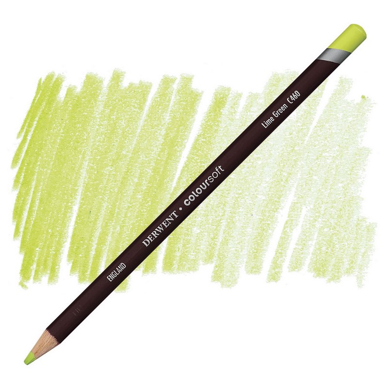 Umělecká pastelka DERWENT Coloursoft, Lime Green