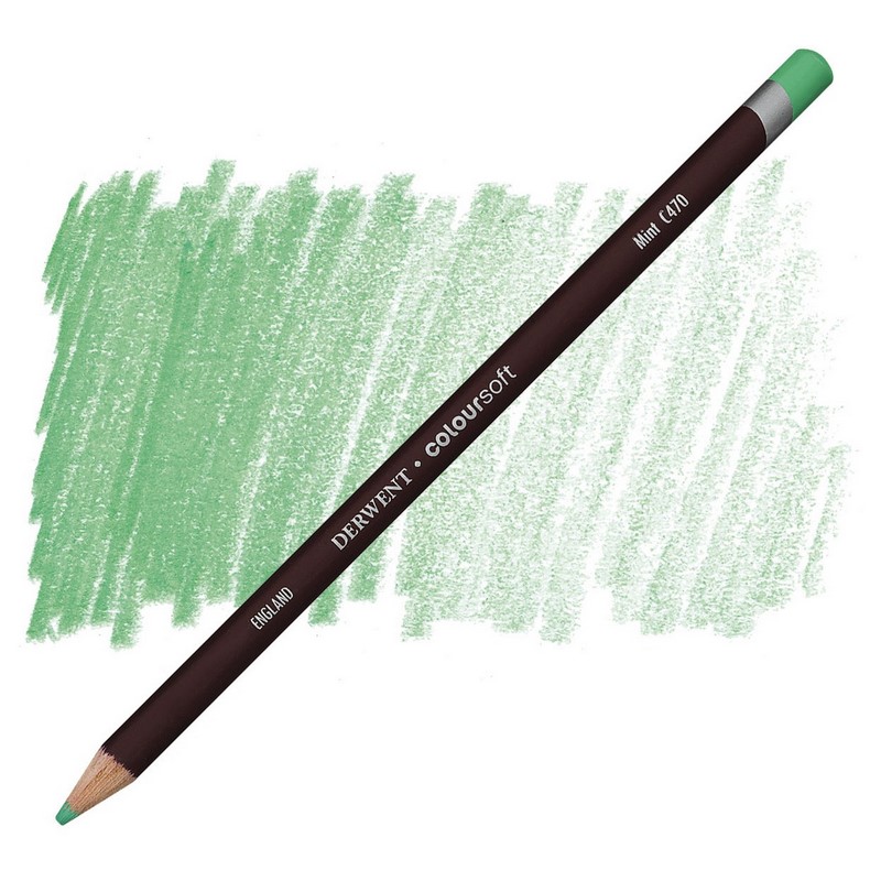 Umělecká pastelka DERWENT Coloursoft, Mint