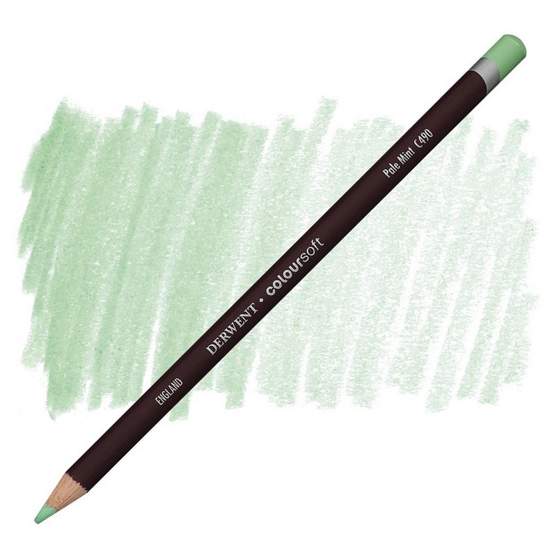 Umělecká pastelka DERWENT Coloursoft, Pale Mint