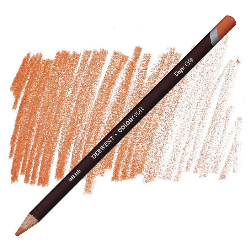 Umělecká pastelka DERWENT Coloursoft, Ginger