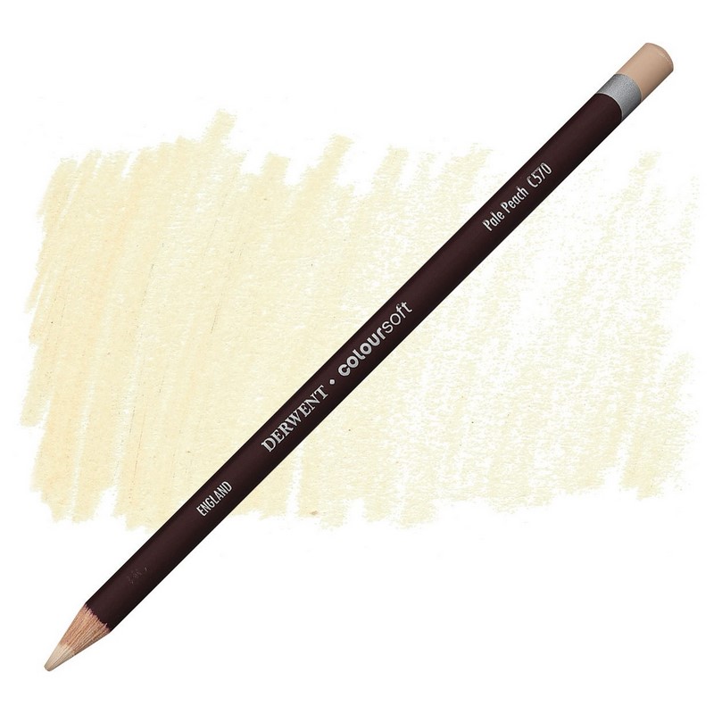 Umělecká pastelka DERWENT Coloursoft, Pale Peach