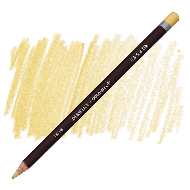 Umělecká pastelka DERWENT Coloursoft, Light Sand