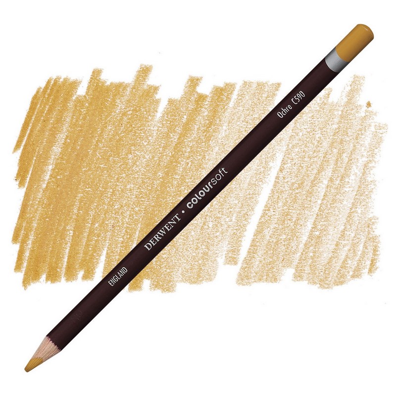 Umělecká pastelka DERWENT Coloursoft, Ochre