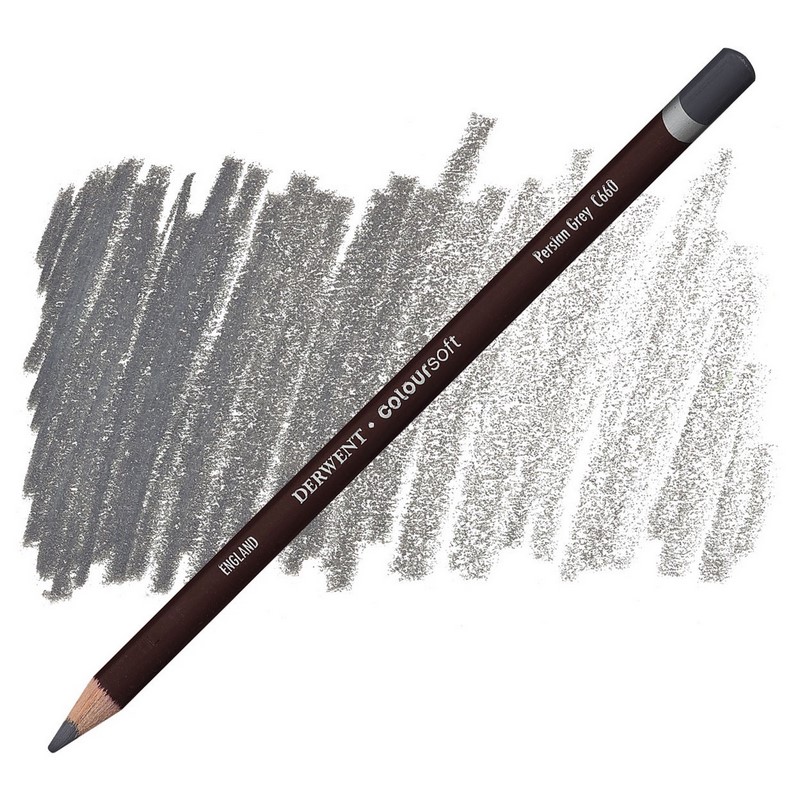 Umělecká pastelka DERWENT Coloursoft, Persian Grey
