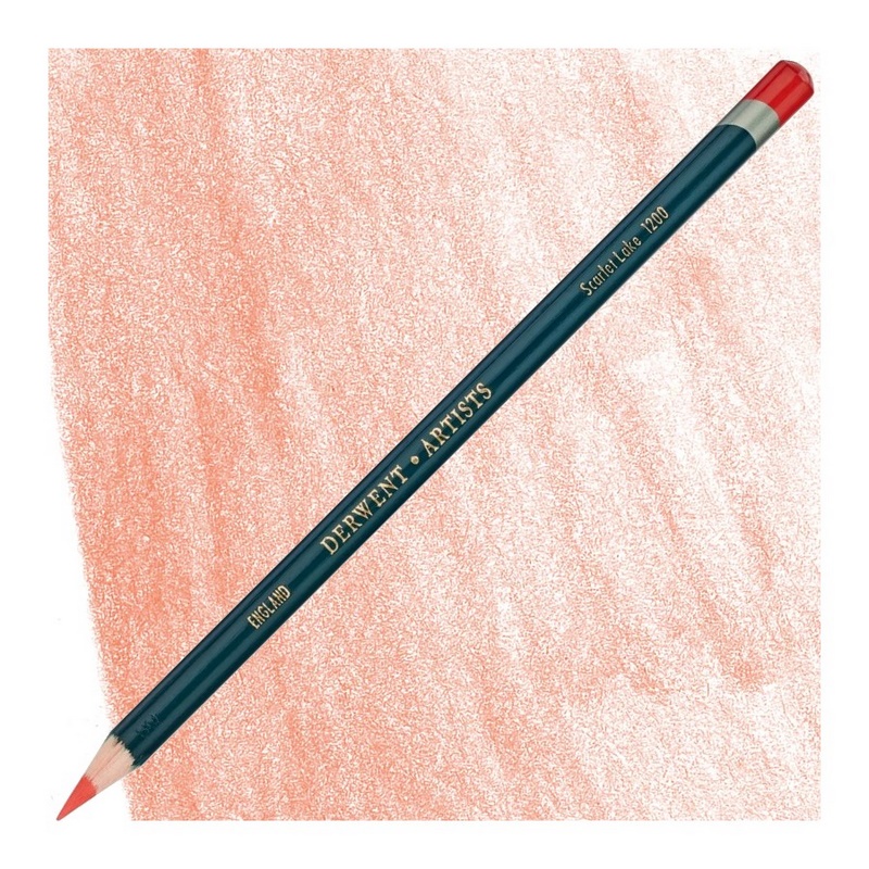 Umělecká pastelka DERWENT Artists, Scarlet Lake