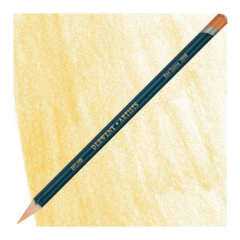 Umělecká pastelka DERWENT Artists, Raw Sienna