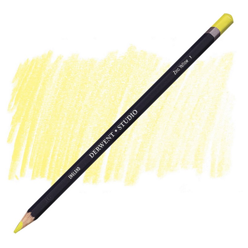 Umělecká pastelka DERWENT Studio, Zinc Yellow