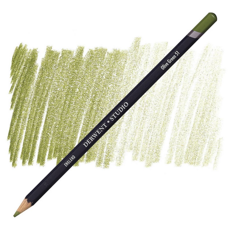 Umělecká pastelka DERWENT Studio, Olive Green
