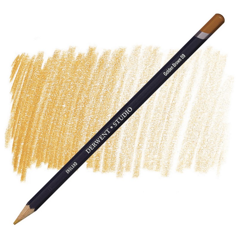 Umělecká pastelka DERWENT Studio, Golden Brown