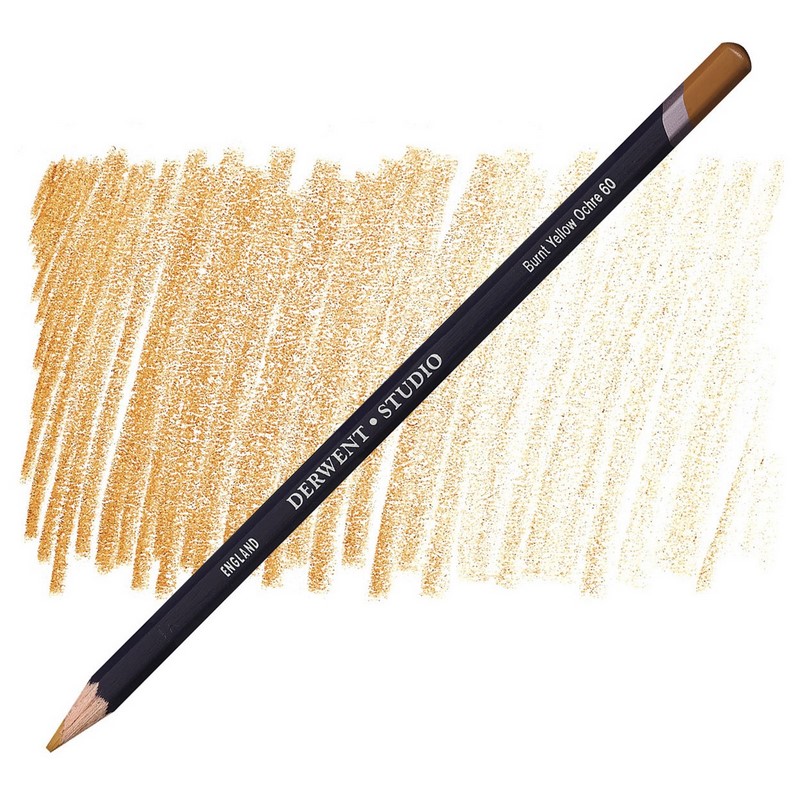 Umělecká pastelka DERWENT Studio, Burnt Yellow Ochre