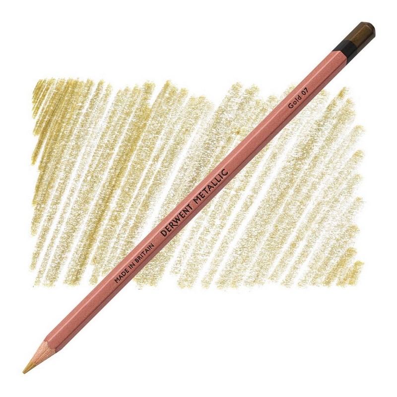 Metalická pastelka DERWENT Metallic, Gold