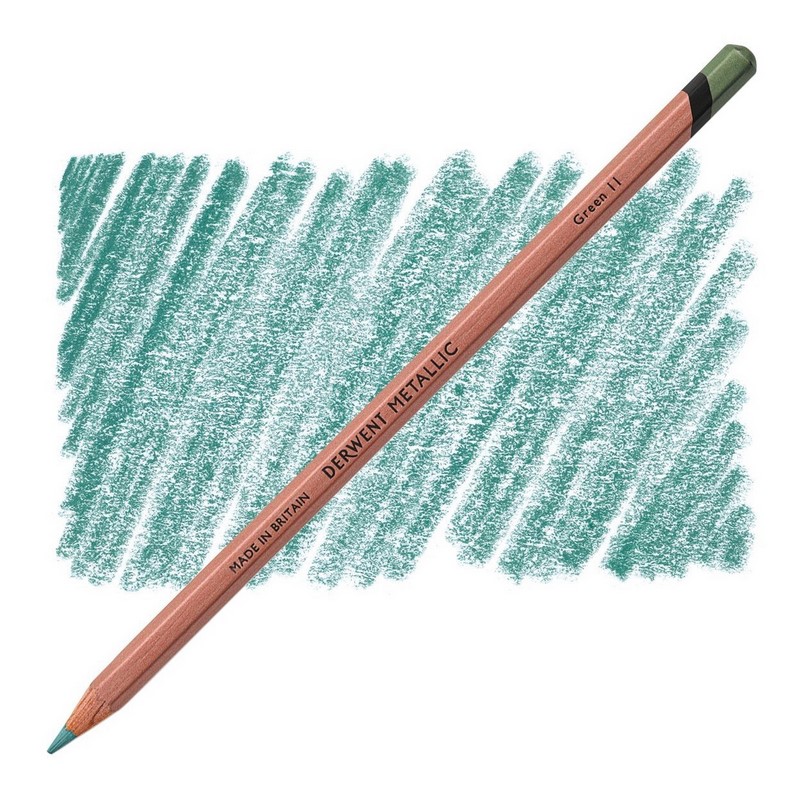 Metalická pastelka DERWENT Metallic, Green
