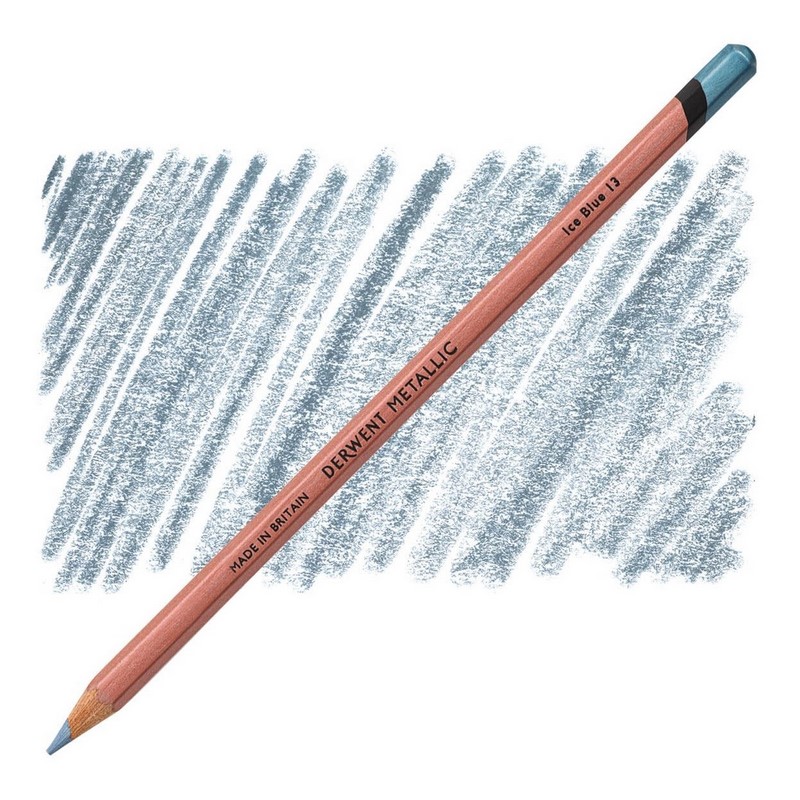 Metalická pastelka DERWENT Metallic, Ice Blue