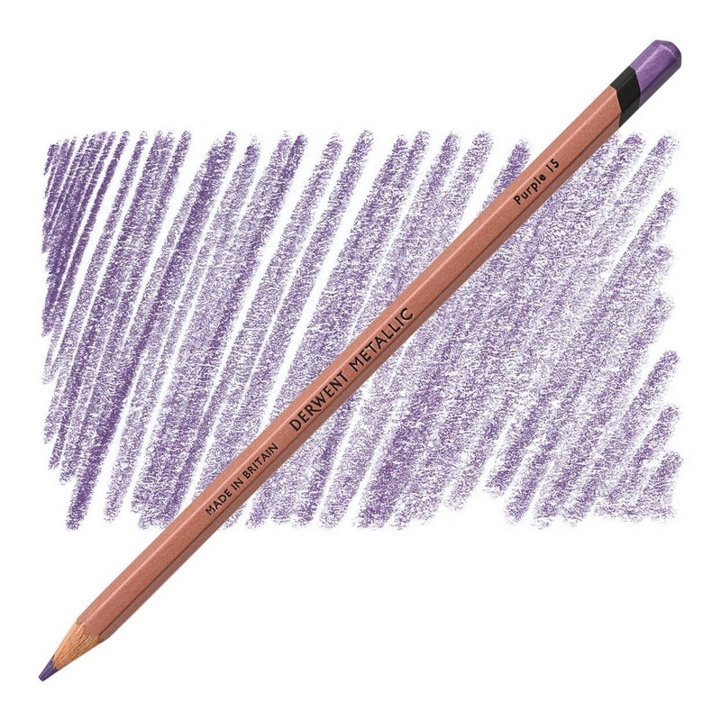 Metalická pastelka DERWENT Metallic, Purple