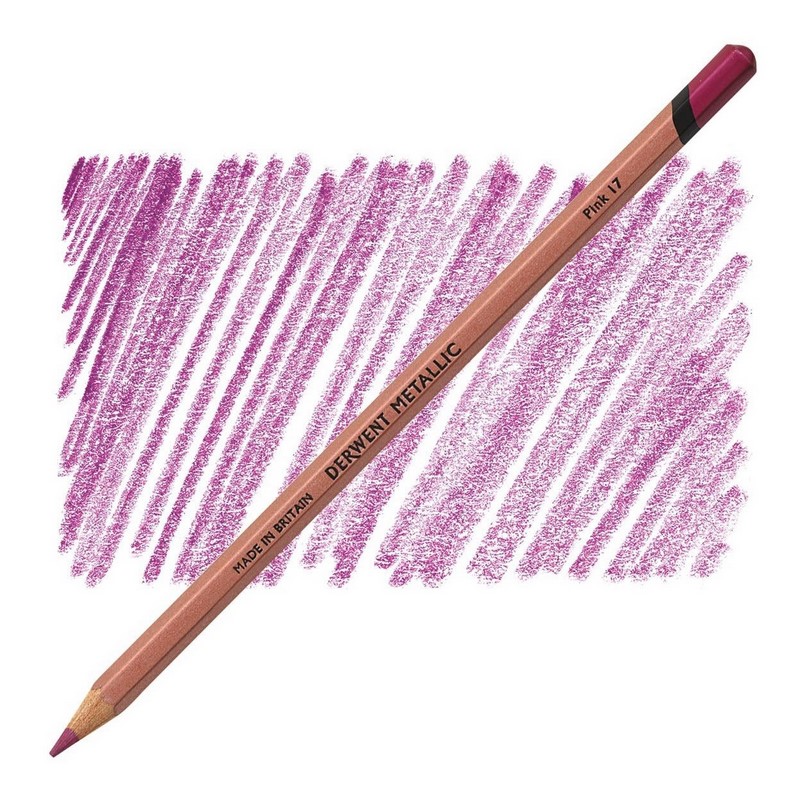 Metalická pastelka DERWENT Metallic, Pink