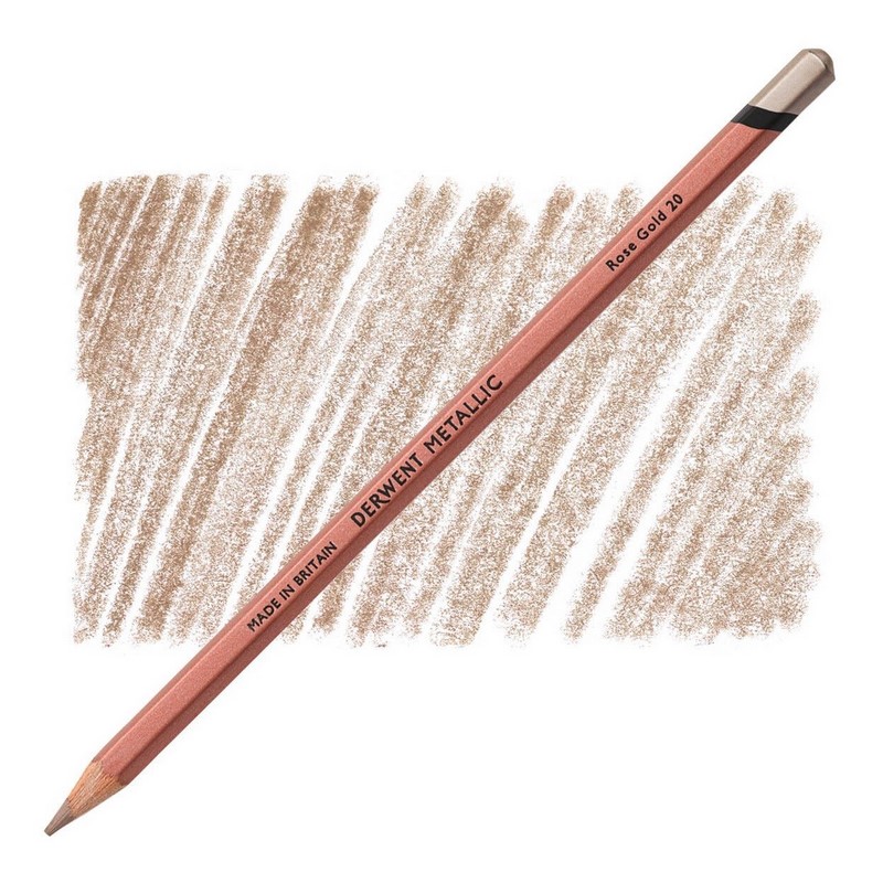 Metalická pastelka DERWENT Metallic, Rose Gold