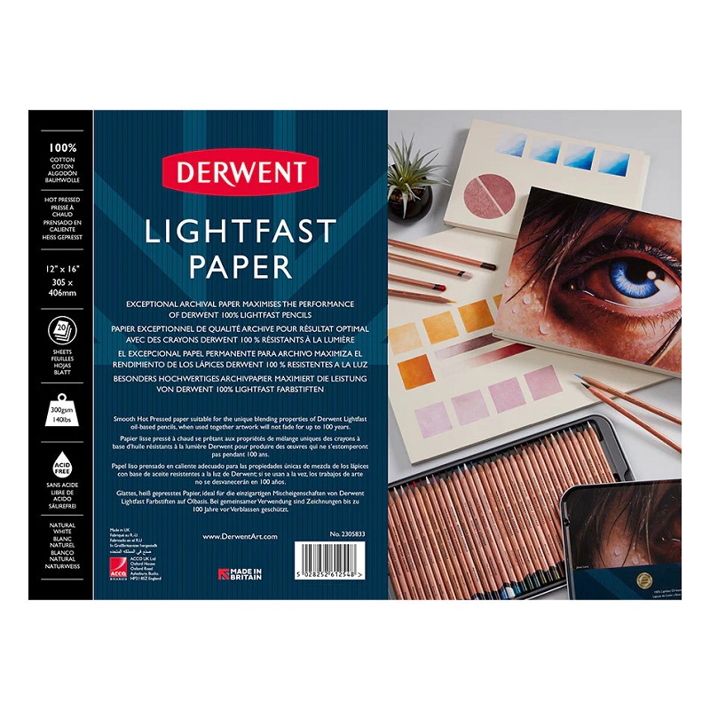 Blok DERWENT Lightfast, 31x41cm 20 listů