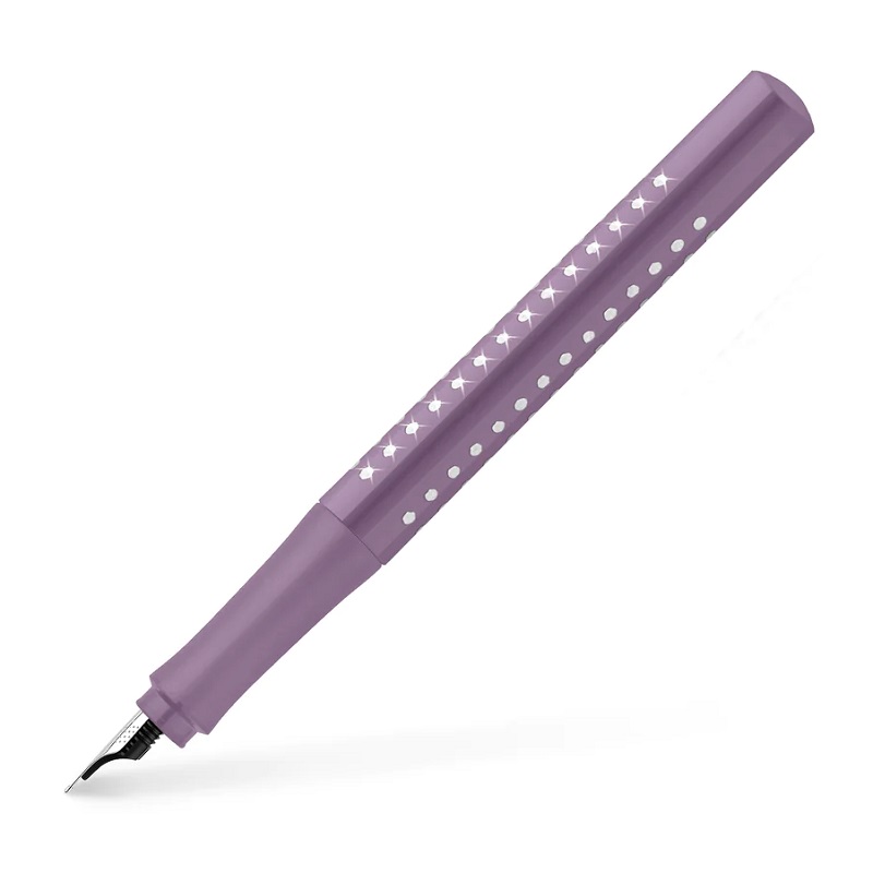 FABER-CASTELL plnící pero Sparkle "F", fialové