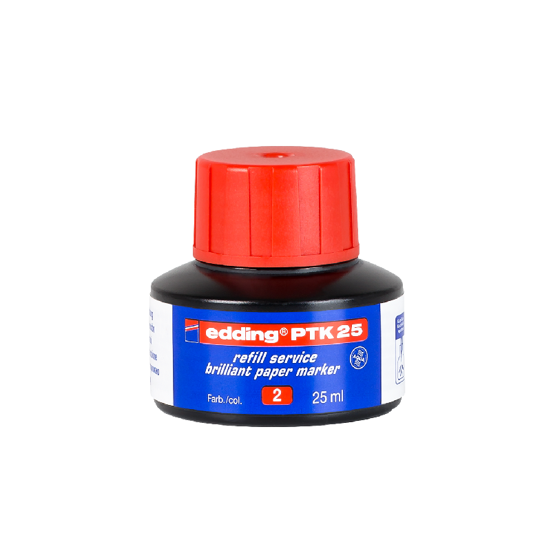 Inkoust EDDING PTK 25 pro popisovače na papír, červený