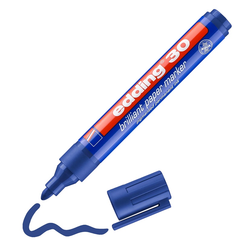 Popisovač na flipchart EDDING 30, modrý