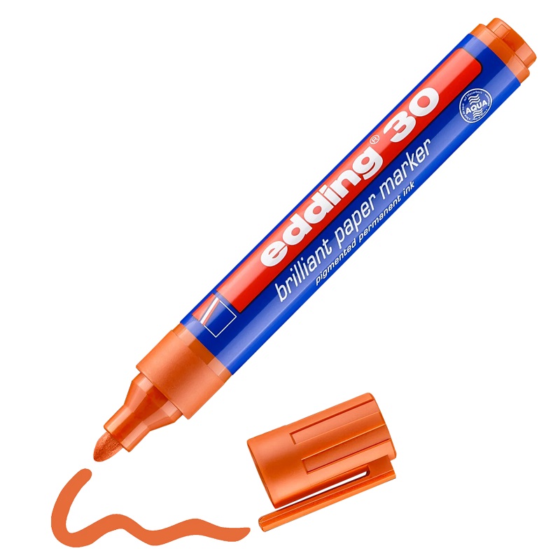 Popisovač na flipchart EDDING 30, oranžový