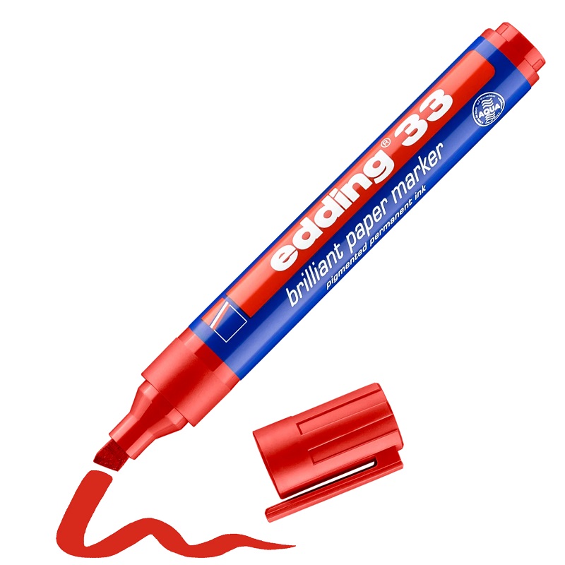 Popisovač na flipchart EDDING 33, červený