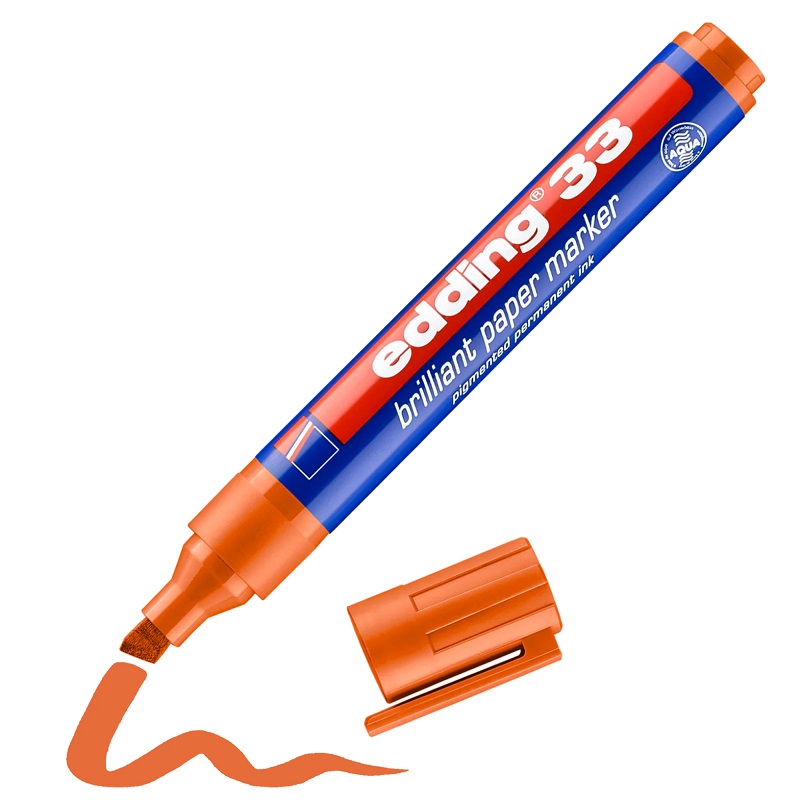 Popisovač na flipchart EDDING 33, oranžový