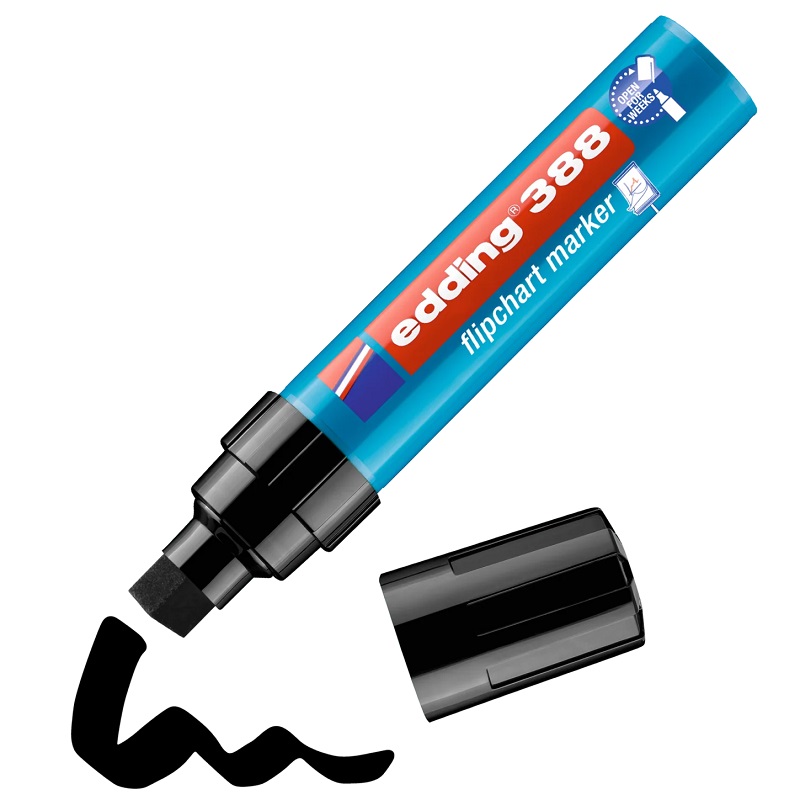 Popisovač na flipchart EDDING 388, černý