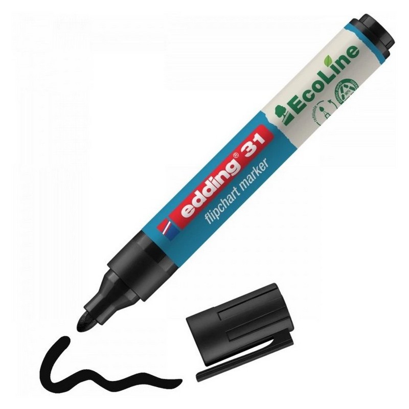 Popisovač na flipchart EDDING 31 EcoLine, černý