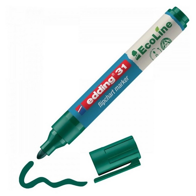 Popisovač na flipchart EDDING 31 EcoLine, zelený