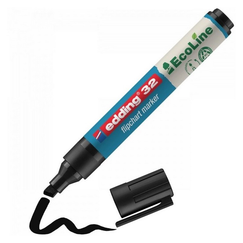 Popisovač na flipchart EDDING 32 EcoLine, černý