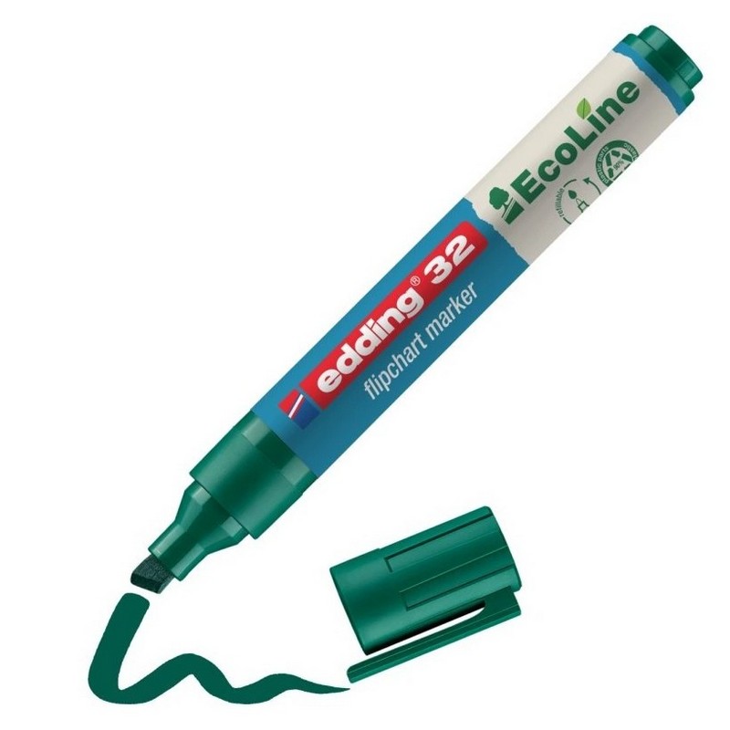 Popisovač na flipchart EDDING 32 EcoLine, zelený