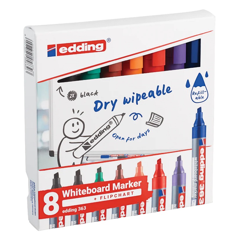 Popisovač na bílé tabule EDDING 363, 8ks