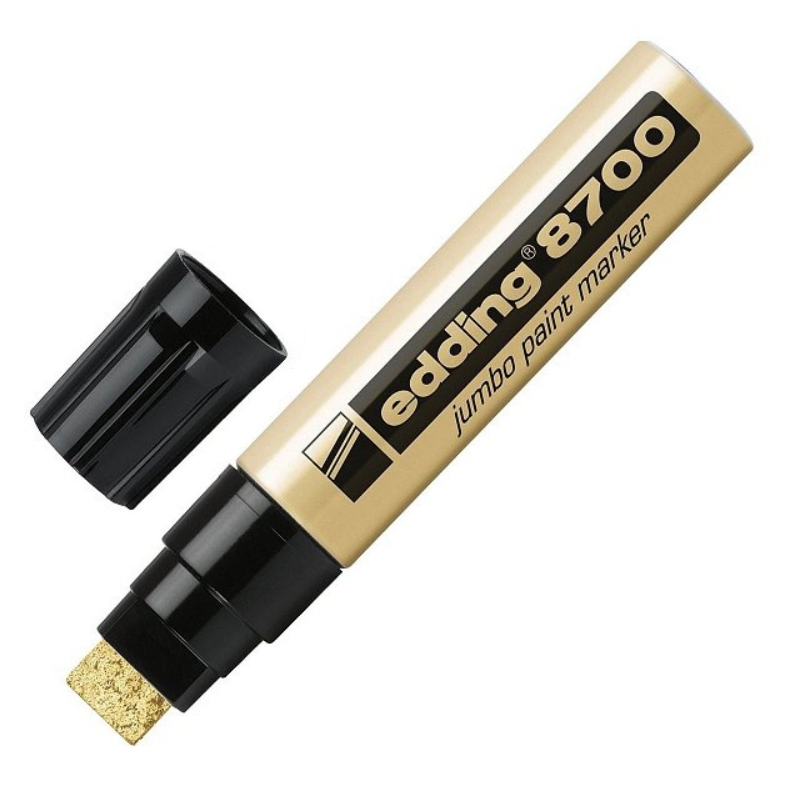 Lakový popisovač EDDING 8700 JUMBO, zlatý