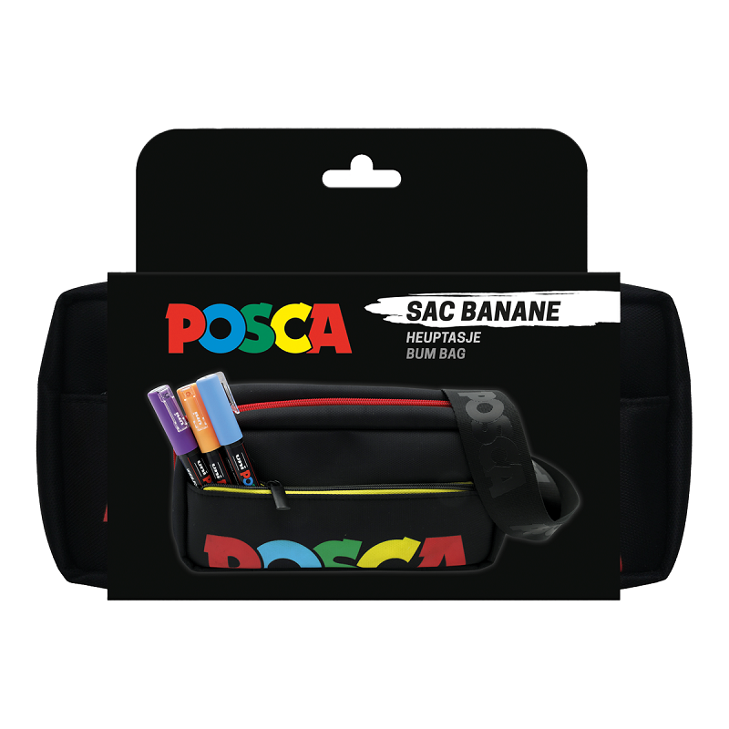 POSCA Pouzdro s popruhem POSCA, černé
