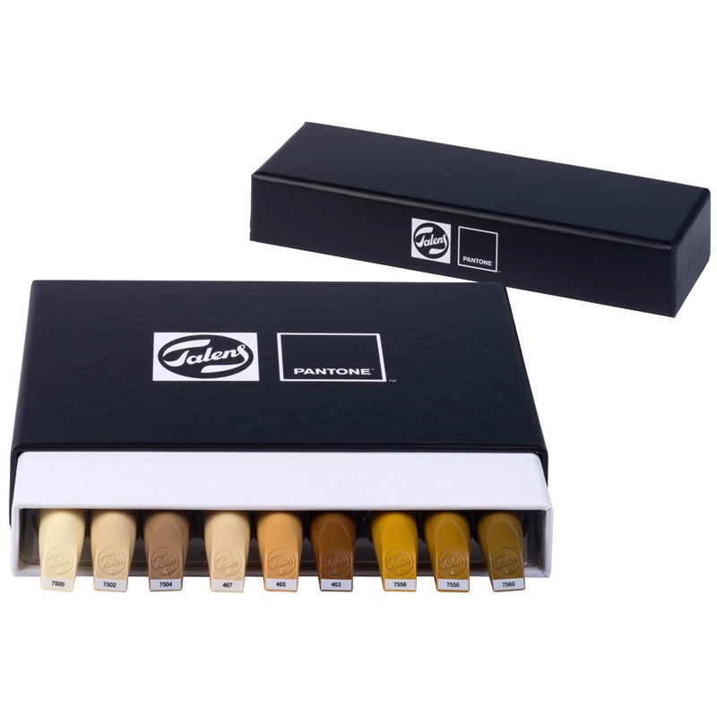 ROYAL TALENS Pigmentové fixy PANTONE Duo Tip, 9 ks Brown