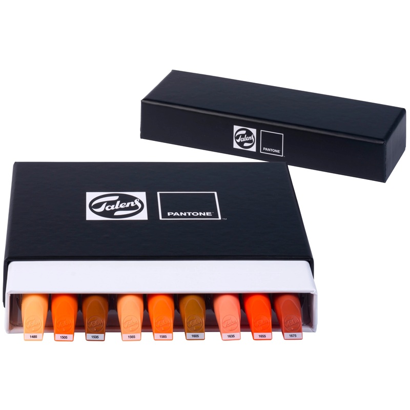 ROYAL TALENS Pigmentové fixy PANTONE Duo Tip, 9 ks Warm Red