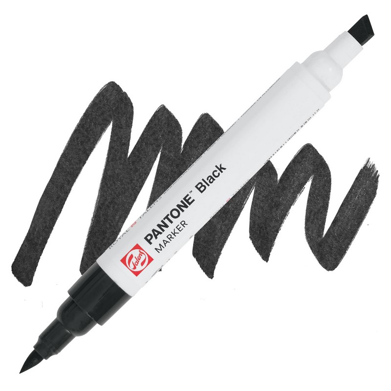 ROYAL TALENS Pigmentový fix PANTONE Duo Tip, 908 Black