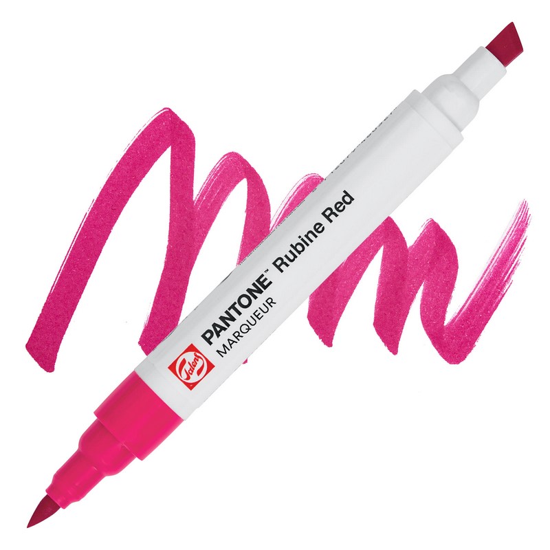 ROYAL TALENS Pigmentový fix PANTONE Duo Tip, 910 Rubine Red