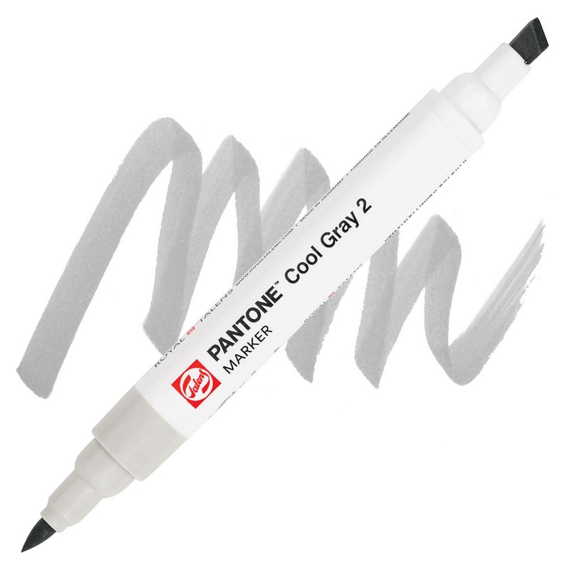ROYAL TALENS Pigmentový fix PANTONE Duo Tip, 914 Cool Gray 2
