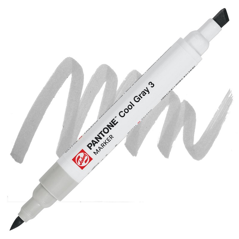 ROYAL TALENS Pigmentový fix PANTONE Duo Tip, 915 Cool Gray 3