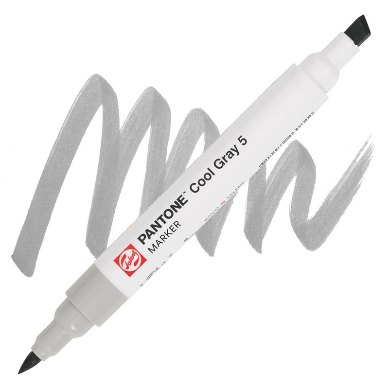 ROYAL TALENS Pigmentový fix PANTONE Duo Tip, 916 Cool Gray 5