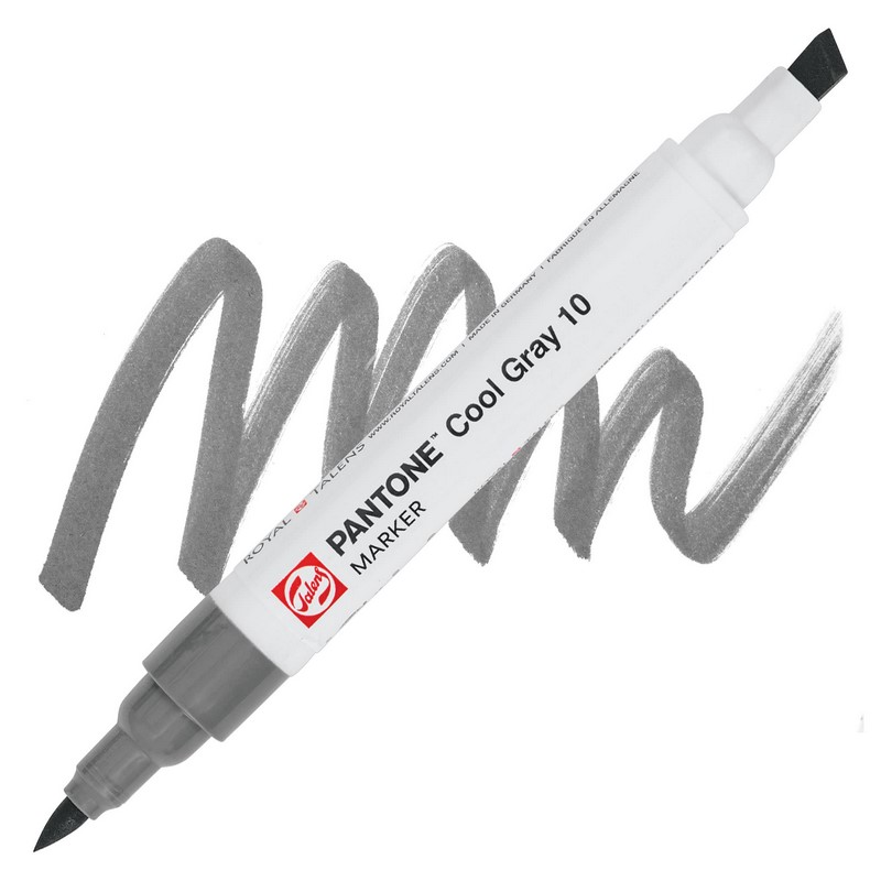 ROYAL TALENS Pigmentový fix PANTONE Duo Tip, 919 Cool Gray 10