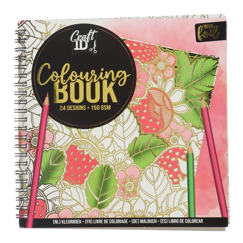 Pozlacené omalovánky Colouring Book, Gold