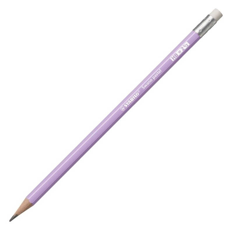 Grafitová tužka STABILO Pastel s gumou HB, fialová