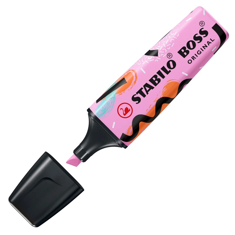 Zvýrazňovač STABILO BOSS ORIGINAL, Ju Schnee fuchsiový