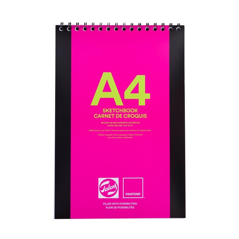 ROYAL TALENS Skicář PANTONE Sketchbook A4, 30 listů