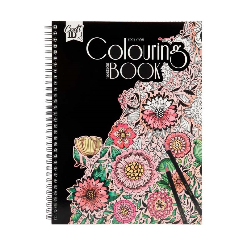 Kreativní omalovánky Colouring Book, Květiny