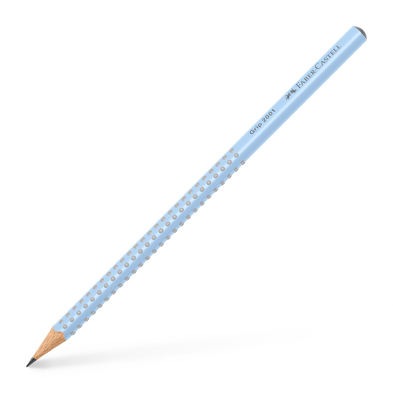 FABER-CASTELL grafitová tužka Grip, B nebesky modrá