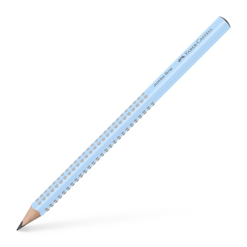 FABER-CASTELL grafitová tužka Grip JUMBO, B nebesky modrá